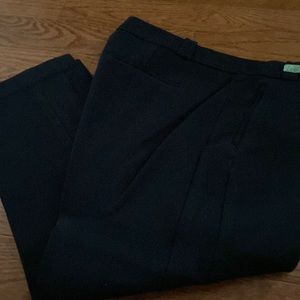 Super cute, thick, tuxedo stripe crop pants